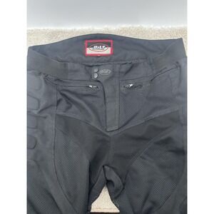 BILT Motorcycle Mesh Pants Mens 36x30 Black Riding Padded Protective Breathable